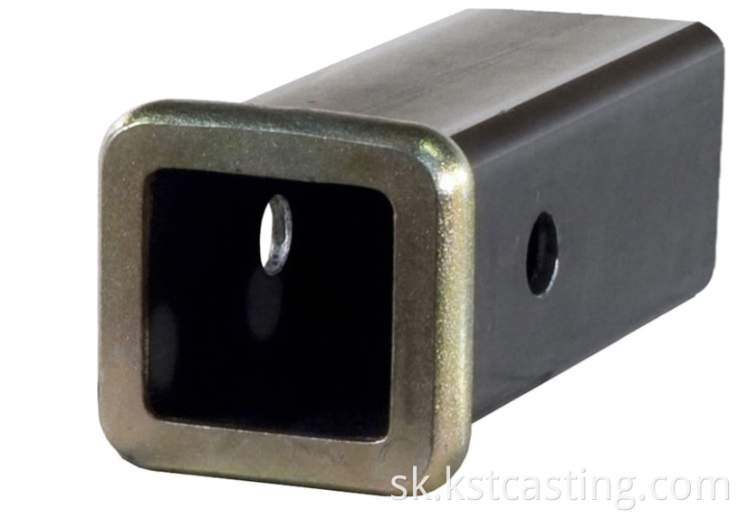 2 palce x 6 palcov zváraná rúrka s surovými oceľovými prívesmi